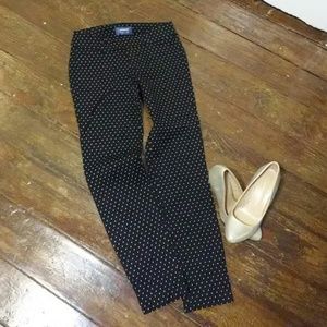 Black Patterned Pixie Pant